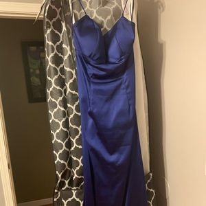Royal blue Sherri hill prom dress